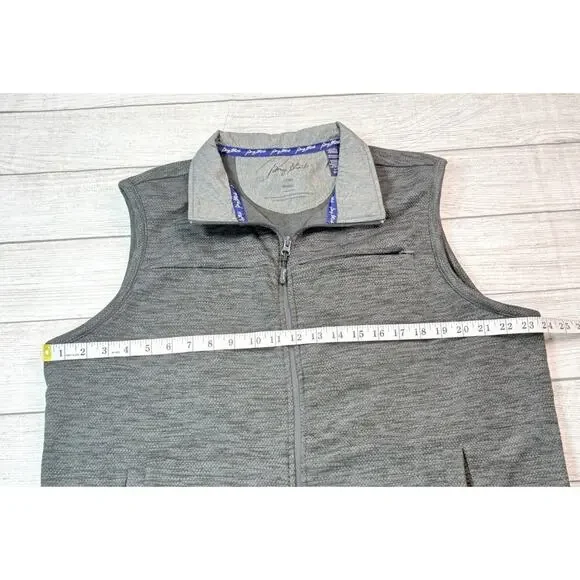 Wrangler Men’s George Strait Vest Zip-Up Western Pockets Gray Size Large - Picture 3 of 8